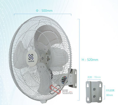 旋风FB-45-3 解析一款高效舒适的18寸商用壁扇